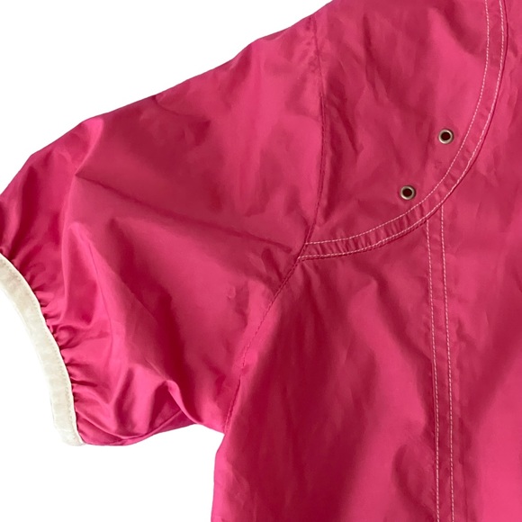 Girls NY Yankees New York Yankees Short Sleeve Windbreaker Pink M 8/10 - Picture 6 of 10